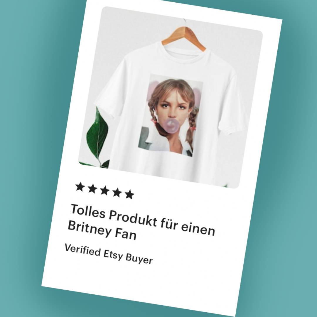 T-shirt with a photo of Miley Cyrus