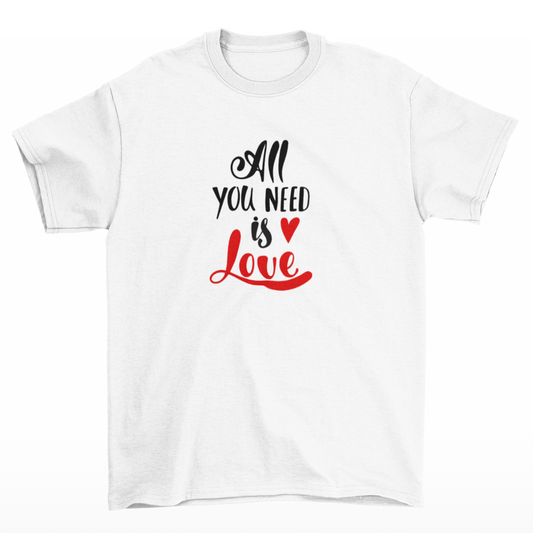 T-shirt for lovers - All You need is Love