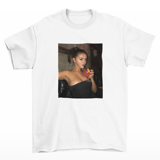 T-shirt for Selena Gomez fans - drink